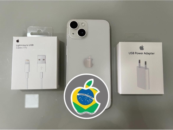 iPhone 13 128GB - Branco - Seminovo - Bater.: 100% (Nova) - Obs: Histórico de Tela trocada - R$ 2.600,00.  Aceito só iPhone na troca - Aceito Cartão até 18x + juros. Vai com Cabo e Fonte juntos. Tubarão - SC. Atenção: Compra feita pelo site, acrescenta 5%, à mais encima do valor!!!