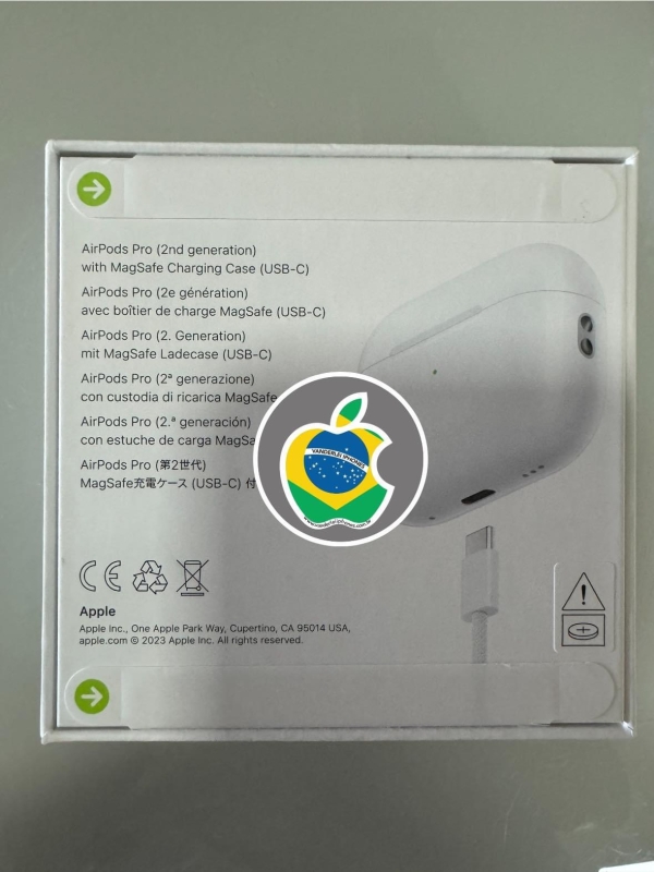 Apple AirPods Pro 2 - Novo - Caixa Lacrada! - R$ 1.750,00. Aceito só iPhone na troca - Aceito Cartão até 18x + juros. Tubarão - SC. Atenção: Compra feita pelo site, acrescenta 5%, à mais encima do valor!!! - Imagem 2