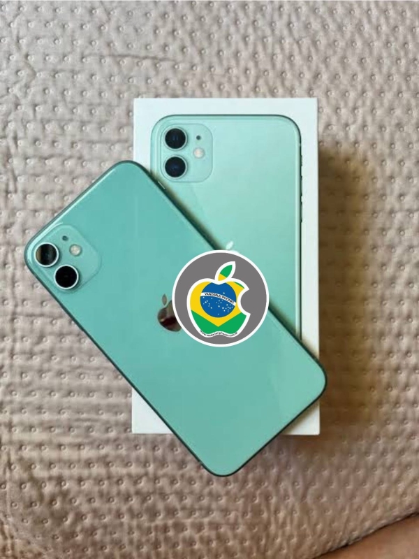 iPhone 11 64GB - Verde - Seminovo - Bater.: 100% (Nova) - R$ 1.200,00. Aceito só iPhone na troca - Aceito Cartão até 18x + juros. Vai com Cabo e Fonte juntos. Tubarão SC. Atenção: Compra feita pelo site, acrescenta 5%, à mais encima do valor!!!