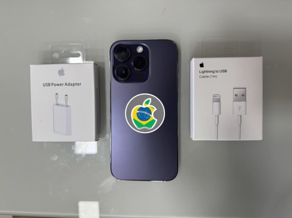iPhone 14 Pro 256GB - Roxo - Seminovo - Bater.: 91% - Obs: Sem Face Id - R$ 3.700,00.  Aceito só iPhone na troca - Aceito Cartão até 18x + juros. Vai com Cabo e Fonte juntos. Tubarão - SC. Atenção: Compra feita pelo site, acrescenta 5%, à mais encima do valor!!!